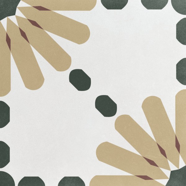 Плитка 22,3x22,3 Aruba Daisy Yellow/22,3-Aruba-25895 из коллекции Aruba Peronda