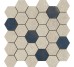 Мозаїка 28,3x29,4 D. Grunge Beige Hexa/As//C-Grunge-27957 з колекції Grunge Peronda