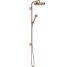 Душова система Axor One Showerpipe 280 1jet прихованого монтажу без змішувача, Brushed Bronze (48790140)