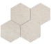 30x30 FDBE030371 Malla Hexa Limestone Arena Roca Limestone з колекції Limestone Roca