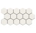 Декор Snow 26.5x51 Hex Black Snow Realonda з колекції Hex Black Snow Realonda