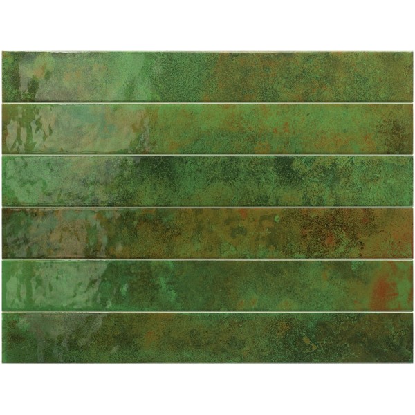 Плитка 5*40 Bali Green 31546 Equipe Ceramicas