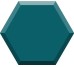 Плитка Verde - 15x17 HEXA 12 D Hexa из коллекции Hexa Bardelli