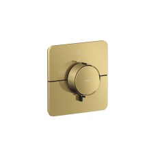 Термостат скрытого монтажа ShowerSelect ID Softsquare на 1 функцию, Polished Gold Optic (36758990)