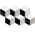 Декор Cubo Marmo 22.5x19.5 Mate 41zero42 з колекції Mate 41zero42