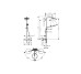 Душова система Croma Select S 280 1jet Showerpipe EcoSmart з термостатом, Stainless Steel Optic (26891800)
