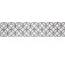Декор (6.5x26.6) CRV302L Decoro Punto Croce B(Bianco/Nero) - Cromia26 з колекції Cromia26 Quintessenza