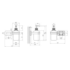 Дозатор для рідкого мила KRP Graz - GRP95612 Дозатор для рідкого мила KRP Graz - GRP95612 Graz Сантехніка Kroner
