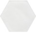 Плитка HEXAGON WHITE - 15x17.3 HEX1517WHMM Hexagon з колекції Hexagon Cobsa