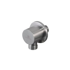 ROUND INOX, Підвід води настінний, brushed titanium (100281181)