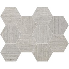 Мозаика (21.2x26.5) FZ7T6FS011 Malla Hexagono Blanco - Norfolk из коллекции Norfolk Norfolk Керамическая плитка Roca