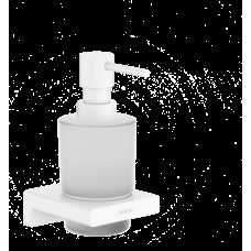 AddStoris Дозатор подвесной для жидкого мыла Matt White/стекло (41745700)