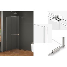 Душова кабіна walk in SMART 100x200 скло clear ACTIVE SHIELD 8mm Душова кабіна walk in SMART 100x200 скло clear ACTIVE SHIELD 8mm NEW SOLEO Сантехніка New Trendy