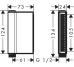 Ручной душ AXOR One 2jet, Chrome 4572000