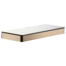 Поличка скляна Axor Universal 300 мм, Polished Red Gold 42838300 Поличка скляна Axor Universal 300 мм, Polished Red Gold 42838300