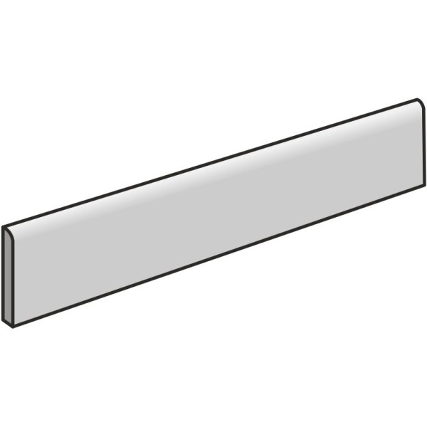 Плинтус (8x60) 06RST35 Rodapie Estampa Gris - Estampa из коллекции Estampa Grespania