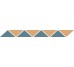 Бордюр Yellow Border 5.1x39.2 Cubic Top Cer з колекції Cubic TopCer
