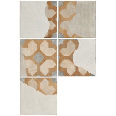 Декор (20x20) AG201W Worn Shaded White - Argillae з колекції Argillae Декор (20x20) AG201W Worn Shaded White - Argillae з колекції Argillae Argillae Керамічна плитка Fioranese