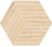 Мозаїка Ndw Esagona Bacchette Almond - 35x40 NDW227N Nordic Wood з колекції Nordic Wood NovaBell