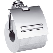 Держатель туалетной бумаги настенный с крышкой Axor Montreux хромированный 42036000