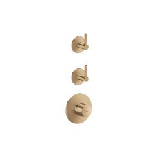 Термостат Axor One для 2-х споживачів, Brushed Brass (48722950) Термостат Axor One для 2-х споживачів, Brushed Brass (48722950)