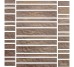 Мозаїка 04 Tortora Lux Modulo Listello Dritto 21x25 Vetro Casa Dolce Casa з колекції Vetro Casa Dolce Casa
