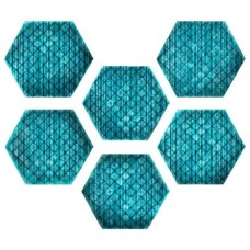 Blue Shiny Hexa 23.2x26.7 Tribu ITT з колекції Tribu ITT Blue Shiny Hexa 23.2x26.7 Tribu ITT з колекції Tribu ITT Tribu Керамічна плитка Itt Ceramic
