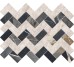 Мозаїка 25*30 Calacata Black Luxor Mix Black Liso Grespania