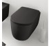 5315 31 Nolita Унитаз с крышкой S\C 5391 31, безободковый подвесной с системой noise clean, черный матовый (1 сорт)