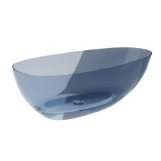 Ванна свободностоящая XARA 160х75 Blue Wave, с сифоном клик-клак хром