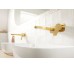 Смеситель для умывальника укрытий.монтажа MALAGA brushed light gold 4529-810-31