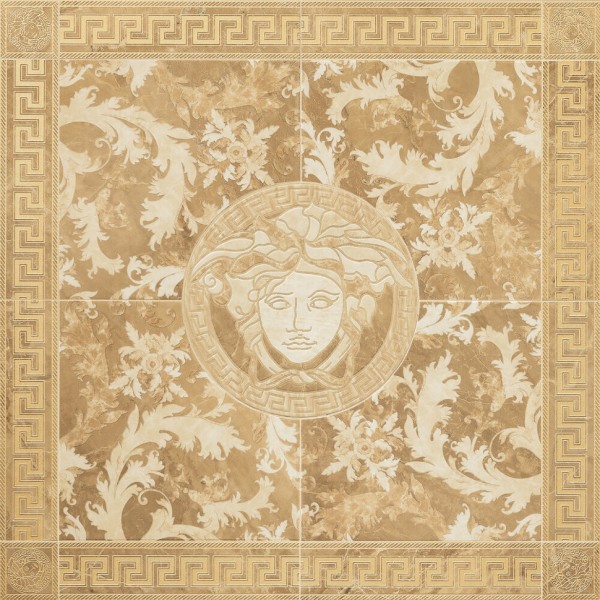Декор (117.2x117.2) 2404220 ROSONE ORO - Мраморная з колекції Мрамор Версаче
