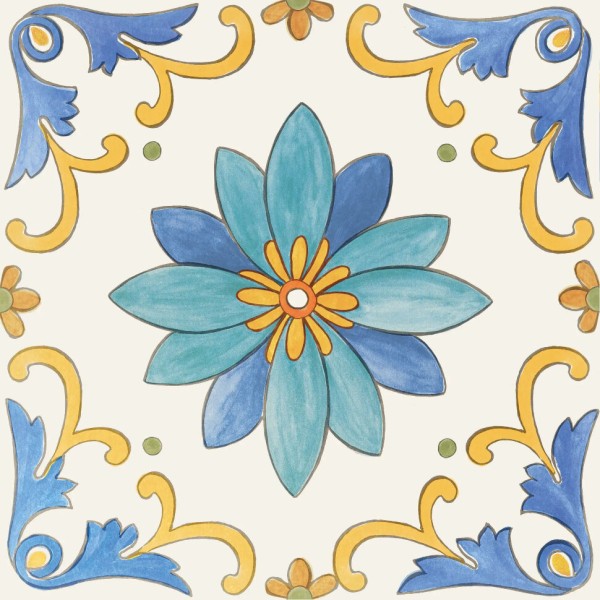 Плитка Amalfi - 20.3x20.3 03R2004 Marechiaro з колекції Marechiaro Elios
