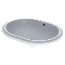 Раковина VARIFORM 55см, эллипс, под столешницу, б/о, з/п, глазурованная снизу, белая Раковина VARIFORM 55см, эллипс, под столешницу, б/о, з/п, глазурованная снизу, белая