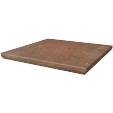 Сходинка з капіносом кутова Scandiano Rosso 33x33 код 7024 Ceramika