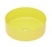 Умивальник накладний 35,8*35,8*13,7см круглий, matt yellow