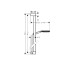 Душевой набор Raindance Alive Select S 3Jet EcoSmart 90 см E Brushed Black Chrome (24601340)