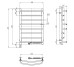 Електрична рушникосушарка н-ж. Омега 530*800 R Sensor ( А0051099 ) Navin