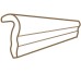 Бордюр (5x30) 93498 SmokeV Cap0 - Eclipse з колекції Eclipse Monocibec