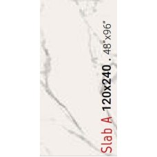 Декор Плита A Naturale Rettificato 120x240 Marmi Statutario Splendente з колекції Marmi Statutario Splendente AVA Ceramica: мраморные плиты с book-match раскроем