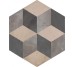 Декор (25x21.6) 0400 TER.CUBO ESA VERS.F - Terra з колекції Terra Marca Corona