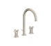 Змішувач Axor Archivio 190 Cross для умивальника на 3 отвори, Brushed Nickel (34027820)