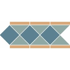Бордюр Blue Border 19x42.2 Portree Top Cer з колекції Portree Бордюр Blue Border 19x42.2 Portree Top Cer з колекції Portree