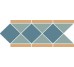 Бордюр Blue Border 19x42.2 Portree Top Cer з колекції Portree TopCer