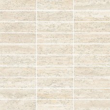 Мозаїка Trav Bianco Vein Cut Muretto 9 Mm - 30x30 TR01MB9 I Travertini з колекції I Travertini Мозаїка Trav Bianco Vein Cut Muretto 9 Mm - 30x30 TR01MB9 I Travertini з колекції I Travertini