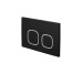 I-COMFORT LINE, Кнопка змиву CRYSTAL, подвійна, I-SMART, black_chrome (100290181)
