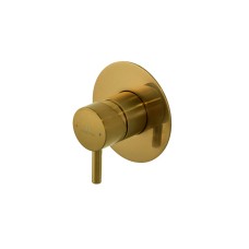 Зовн. частина змішувача прихованого монтажу RONDO ванна/душ, brushed gold (100345152)