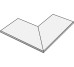 Бортик для басейну CLUNY E.P.V. POOL COPING EXTERNAL CORNER SILVER - 60x60  Cluny з колекції Cluny Peronda
