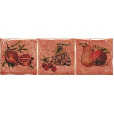Декор (10x30) 01E6825 Dec. Antichi Sapori Rosso S/3 - Ciottoli з колекції Ciottoli Elios Декор (10x30) 01E6825 Dec. Antichi Sapori Rosso S/3 - Ciottoli з колекції Ciottoli Elios