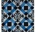 Плитка (22.5x22.5) AD/ Azul 001 - Art Deco из коллекции Art Deco Bestile